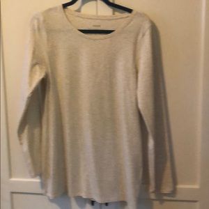 Pure Jill heather gray Pima cotton t